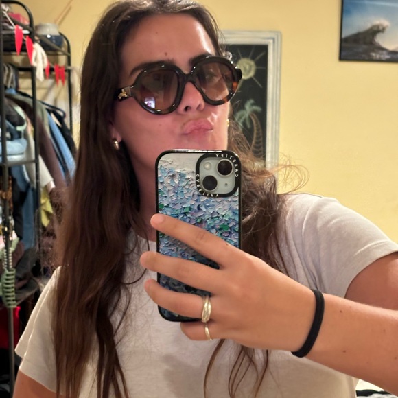 Loewe Curvy Round Tortoise Shell Acetate Sunglasses - Picture 12 of 12